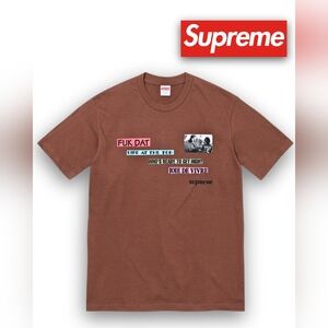 Supreme Brown Graphic Short Sleeve Tee